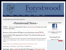 Tablet Screenshot of forestwoodskatingclub.com